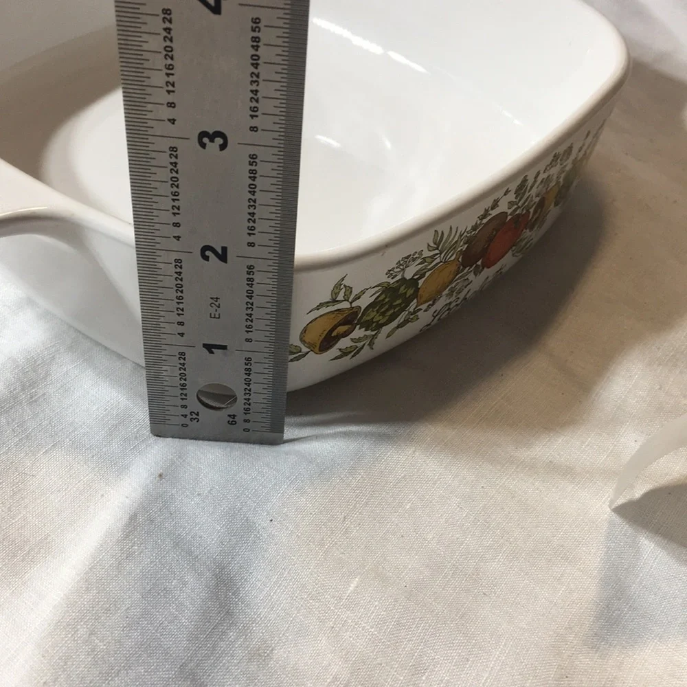 Vintage Corning Ware casserole with lid 1 quart Spice of Life